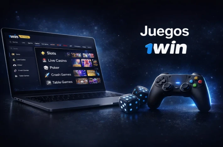 Juegos de 1win casino y categorías principales