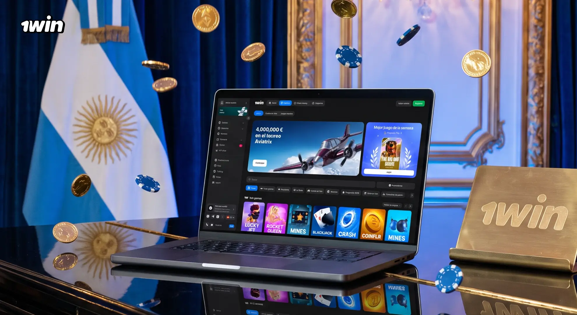 Aplicación móvil de 1win Argentina