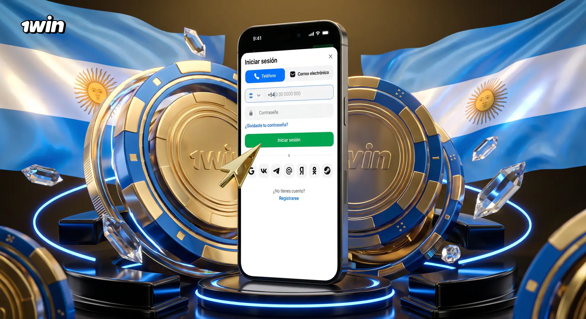 Retiro de fondos en 1win Argentina
